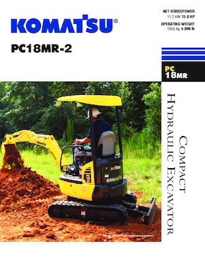 Minikoparki Komatsu PC18MR-2
