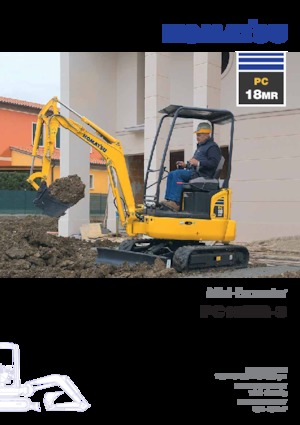 Minikoparki Komatsu PC18MR-3