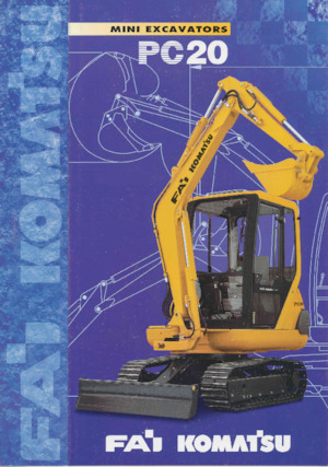 Minikoparki Komatsu PC20