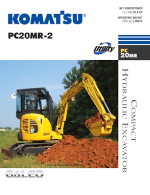 Minikoparki Komatsu PC20MR-2