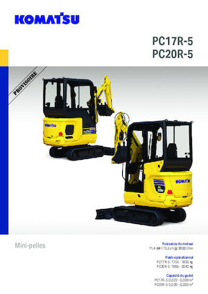 Minikoparki Komatsu PC20R-5