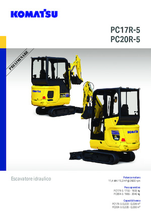 Minikoparki Komatsu PC20R-5