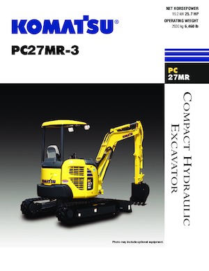 Minikoparki Komatsu PC27MR-3
