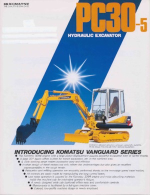 Minikoparki Komatsu PC30-5