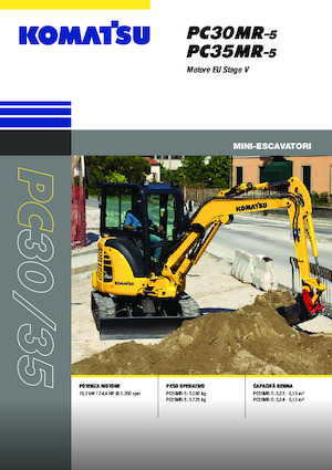 Minikoparki Komatsu PC35MR-5