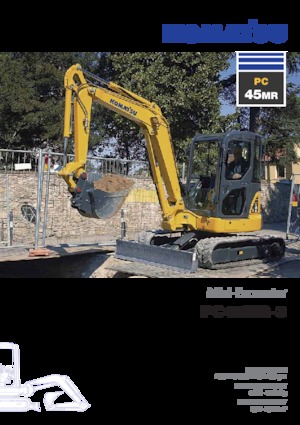 Minikoparki Komatsu PC45MR-3
