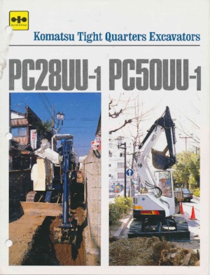 Minikoparki Komatsu PC50UU-1