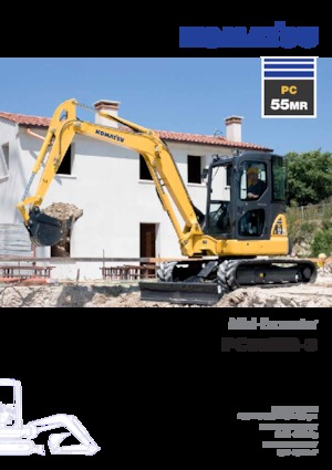 Minikoparki Komatsu PC55MR-3