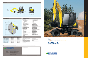 Minikoparki Hyundai R 55 W 7 A