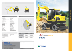 Minikoparki Hyundai R 55 W 7