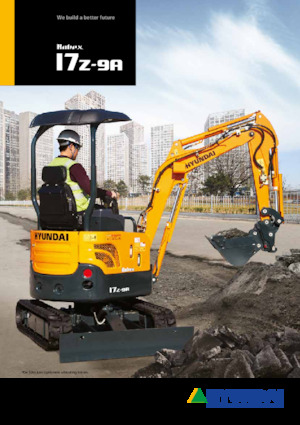 Minikoparki Hyundai R17Z-9A