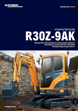 Minikoparki Hyundai R30Z-9AK
