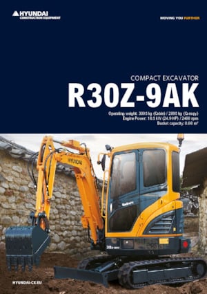 Minikoparki Hyundai R30Z-9AK