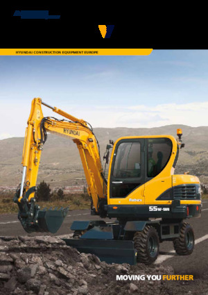 Minikoparki Hyundai R55W-9A