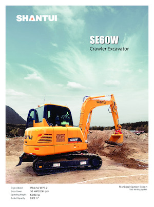 Minikoparki Shantui SE60W
