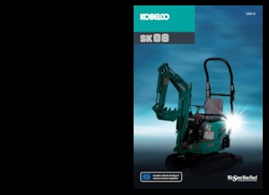 Minikoparki Kobelco SK 08 1E