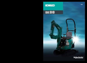 Minikoparki Kobelco SK 08