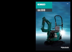 Minikoparki Kobelco SK 08