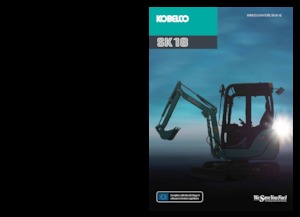 Minikoparki Kobelco SK 18 1E