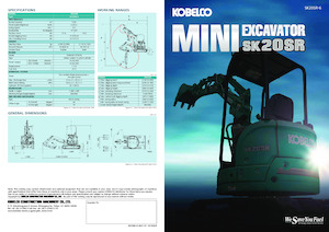 Minikoparki Kobelco SK 20 SR 6