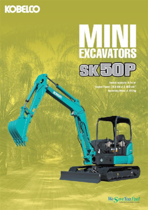 Minikoparki Kobelco SK 50 P 6
