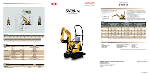 Minikoparki Yanmar SV 08-1