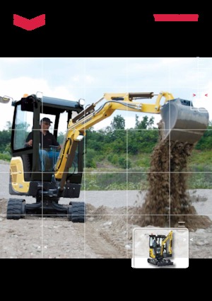 Minikoparki Yanmar SV 18 CR