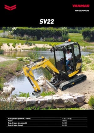 Minikoparki Yanmar SV 22 CR