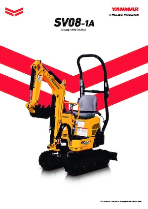 Minikoparki Yanmar SV08-1A