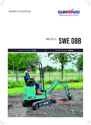 Minikoparki Sunward SWE08B