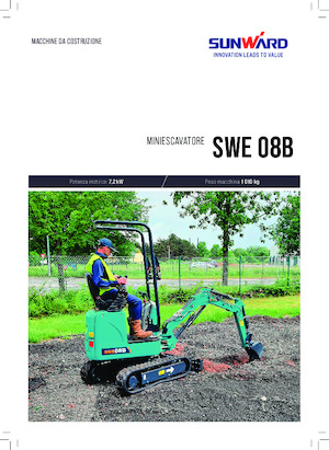 Minikoparki Sunward SWE08B