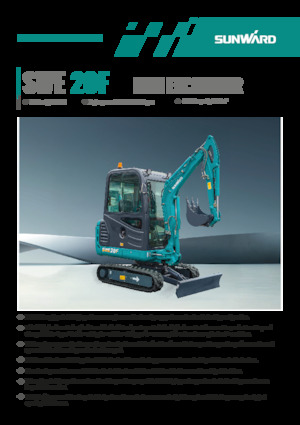 Minikoparki Sunward SWE20F 