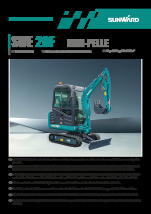 Minikoparki Sunward SWE20F 