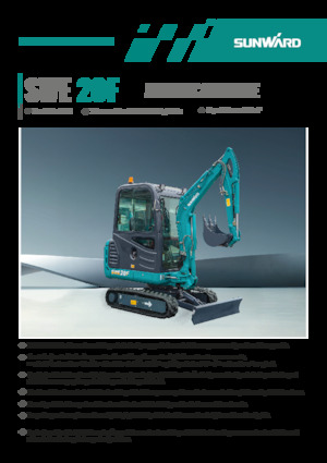 Minikoparki Sunward SWE20F 