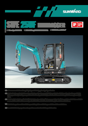 Minikoparki Sunward SWE25UF