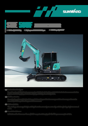 Minikoparki Sunward SWE50UF