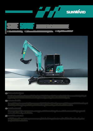 Minikoparki Sunward SWE50UF