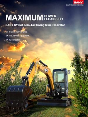 Minikoparki Sany SY35U