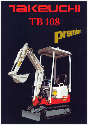 Minikoparki Takeuchi TB 108