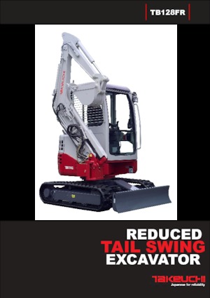 Minikoparki Takeuchi TB 128 FR