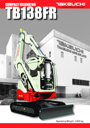 Minikoparki Takeuchi TB 138 FR