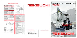 Minikoparki Takeuchi TB 219 A