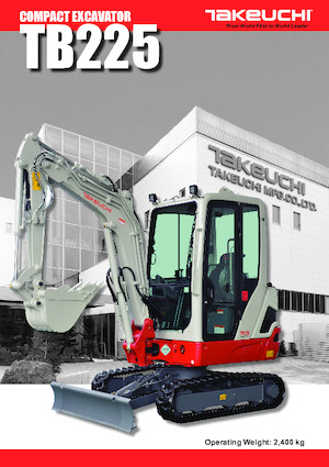Minikoparki Takeuchi TB 225