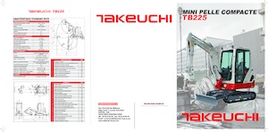 Minikoparki Takeuchi TB 225