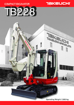 Minikoparki Takeuchi TB 228 