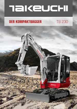 Minikoparki Takeuchi TB 230