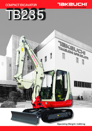 Minikoparki Takeuchi TB 235