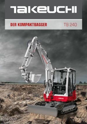 Minikoparki Takeuchi TB 240