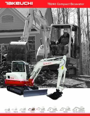 Minikoparki Takeuchi TB 240