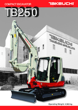 Minikoparki Takeuchi TB 250